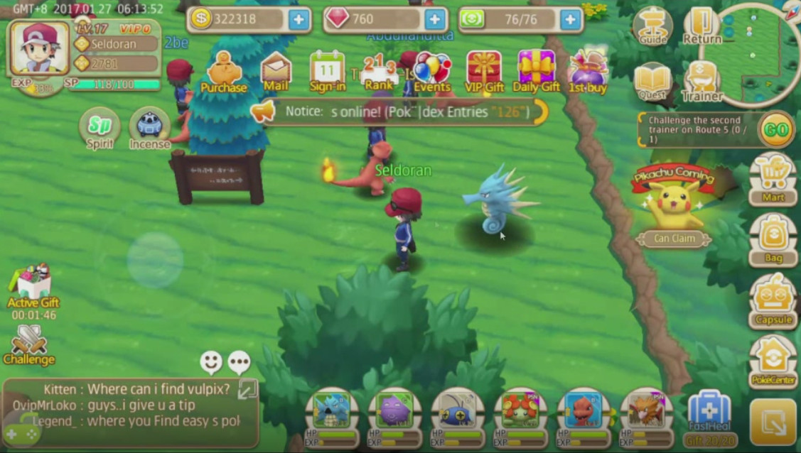 Giochi pokemon android