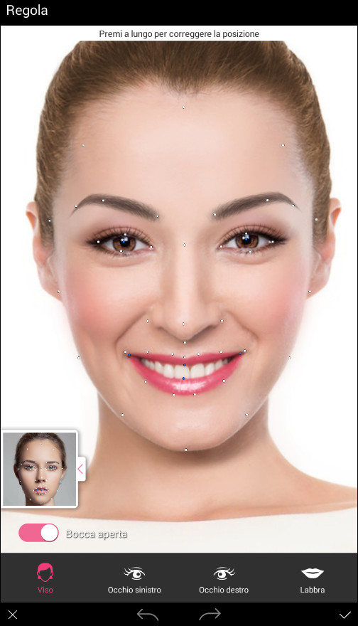 YouCam Makeup Reference Points