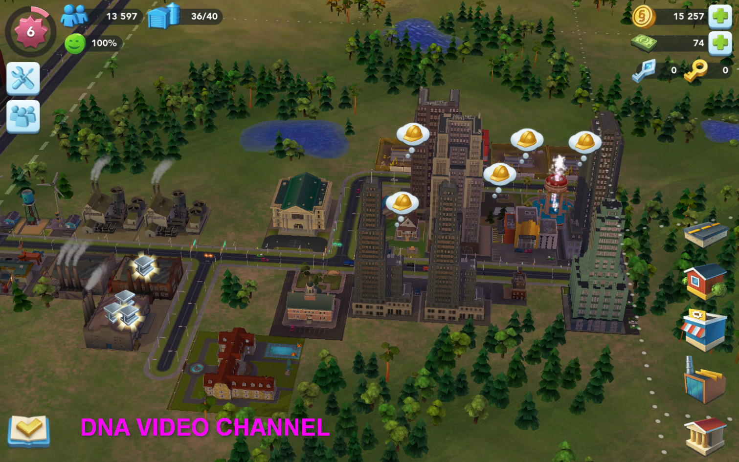 Giochi gratuiti offline per Android - SimCity Buildit città