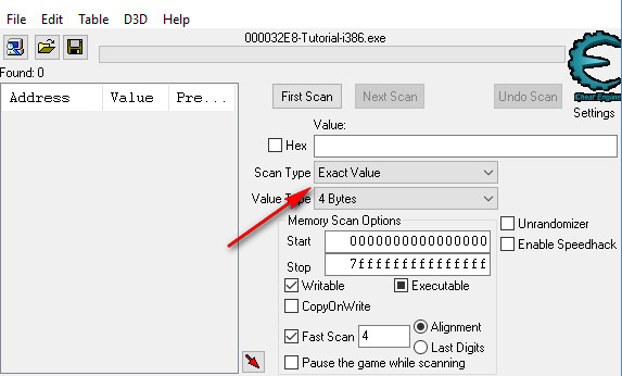 Cheat Engine Tutorial Exact value